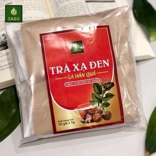 1 bịch trà xạ đen la hán quả Sadu 250g-mát gai-giải độc gan-thanh lọc cơ thể