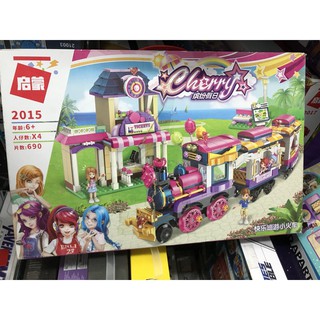 Đồ chơi xếp hình bé gái enlighten 2015 đoàn tàu màu sắc
