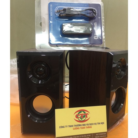 Combo giá sốc gồm: Loa 2.0 mini W1a âm thanh chất + Usb bluetooth biến tất cả amply,loa thường thành có bluetooth