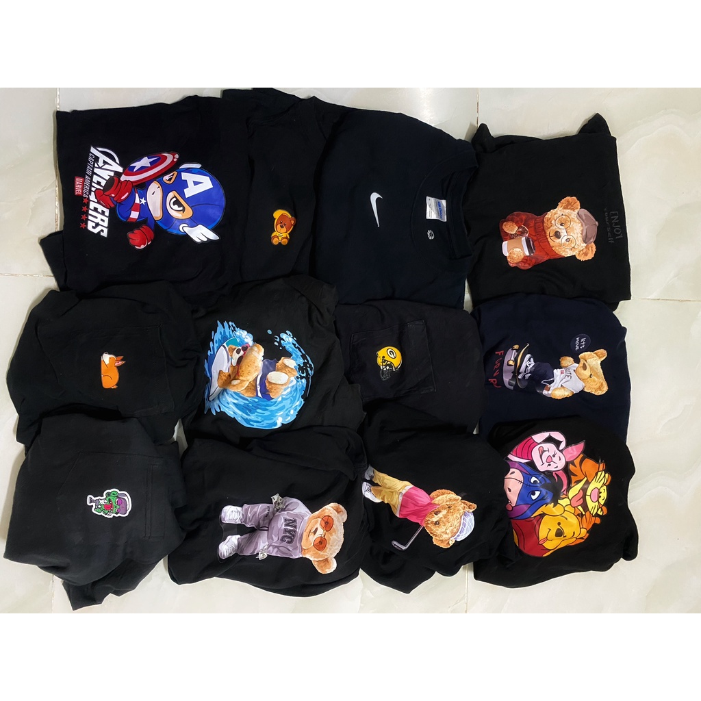 2hand Áo thun Unisex logo ủi