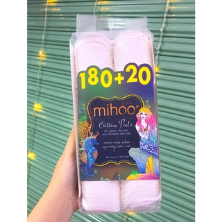 Bông tẩy trang Mihoo 200 miếng