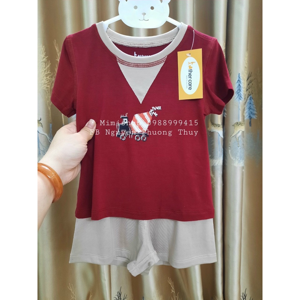 Cộc Tay Sợi Tre Father Care Cho Bé 9m-36m