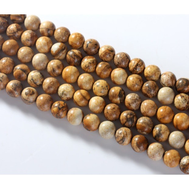 Chuỗi Hạt Đá Tròn Bằng Đá Tự Nhiên Màu Sắc Sặc Sỡ Kích Thước 4/6/8/10/12mm Dùng Làm Đồ Trang Sức