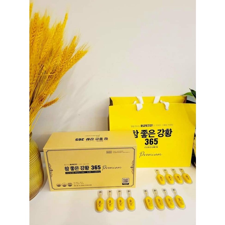 Tinh Chất Nghệ - Thạch Nghệ NaNo Curcumin 365 Hàn Quốc (Tách lẻ)