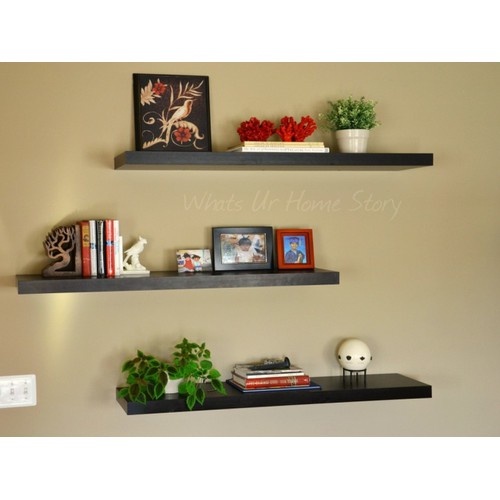 Kệ Gỗ Treo Tường 3 Thanh Ngang Dài 60cm x Sâu 20cm