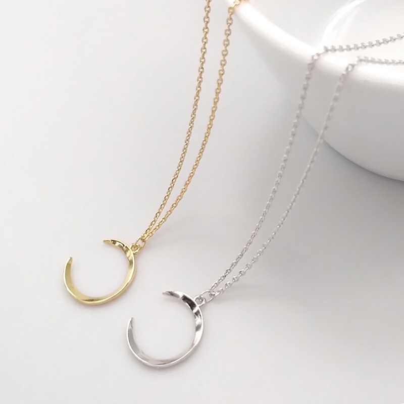Vòng cổ Sợi Xích Ngắn Thiết Kế Mặt Trăng Thiết Kế Đặc Biệt Thời Trang Mới Mẻ Giản Dị Phụ Kiện Trang Sức Cho Nữ XWNYDER