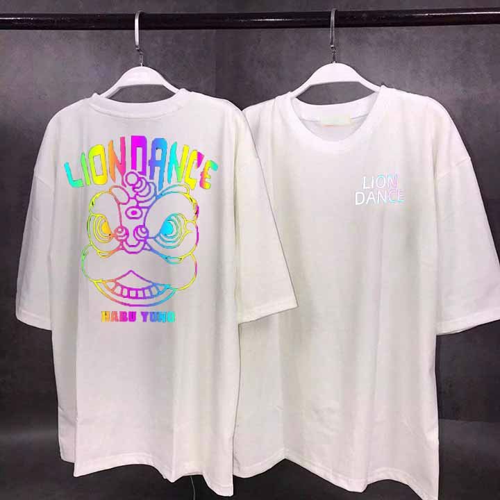 Áo phông phản quang IN HÌNH KÌ LÂN 7 MÀU cá tính SIÊU CHẤT HOT 2021