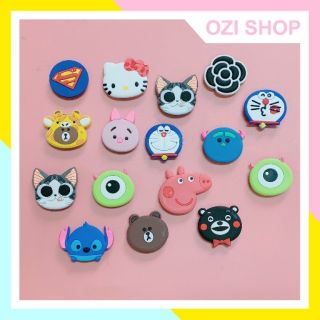 Giá đỡ silicon, giá đỡ điện thoại, iring hình thú ( 21 Mẫu ) - Full Hình