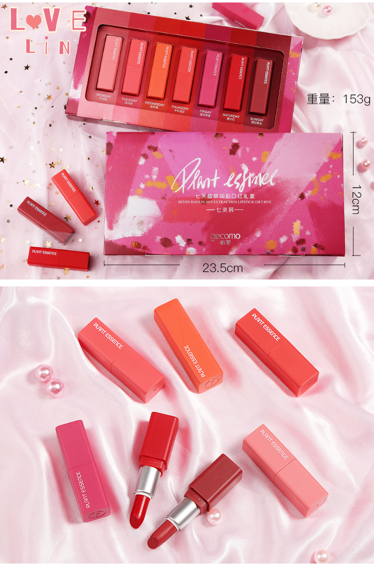 [Hàng mới về] Set 7 son môi mini lâu trôi dùng làm quà tặng Valentine | BigBuy360 - bigbuy360.vn