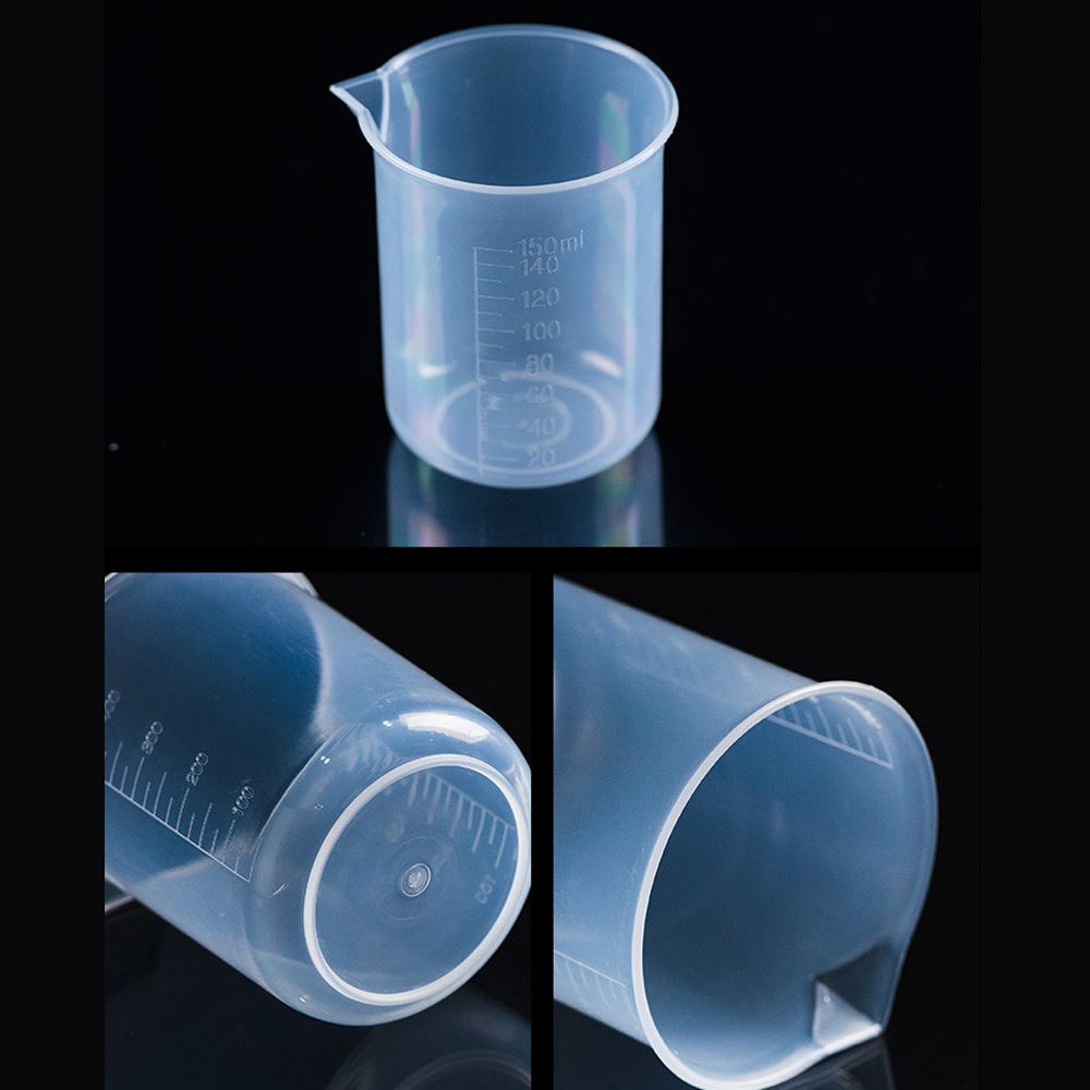 Cốc đo lường bằng nhựa trong suốt có vòi rót tiện lợi dành cho phòng thí nghiệm/nhà bếp