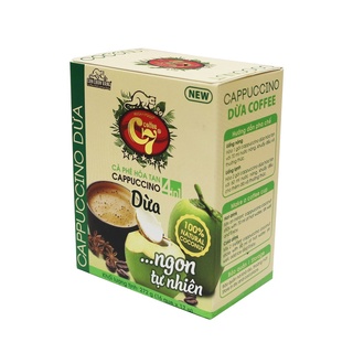 Cà Phê Cốt Dừa Hòa Tan 4in1 Cappuccino Con Chồn Vàng C7