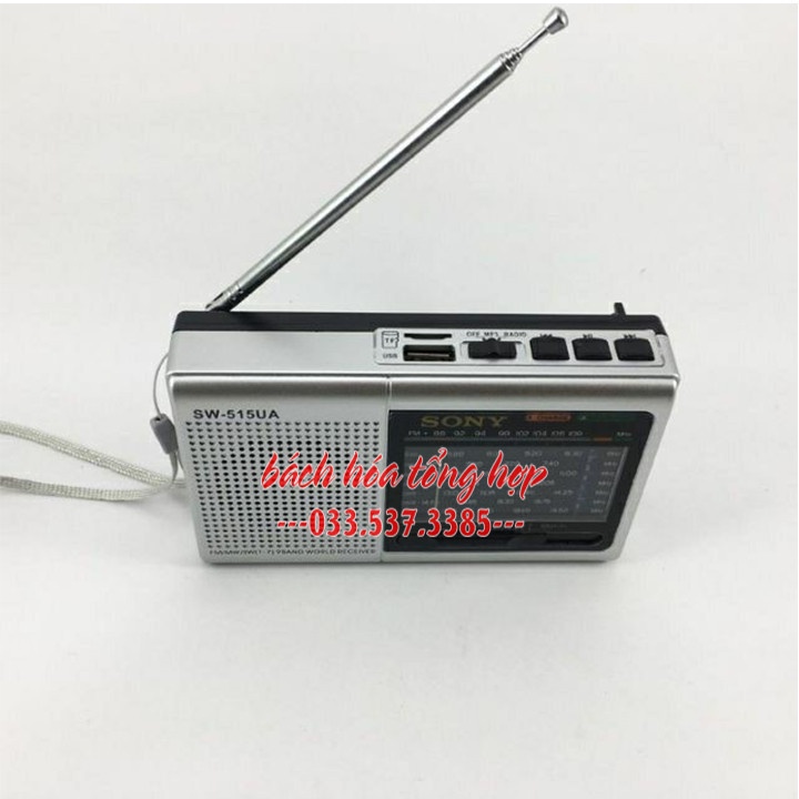 Đài fm radio usb thẻ nhớ, máy radio 515 nhỏ gọn, độ bền cao