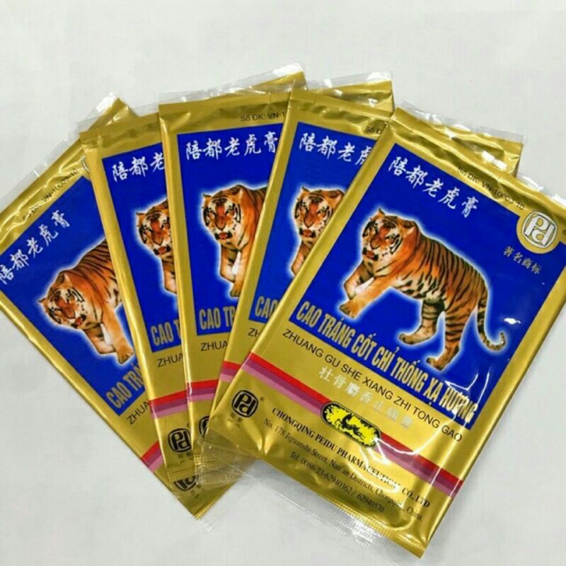 Cao Dán Con Cọp Chính Hãng Giá Tốt - Cao Thống Cốt Chỉ Thống Xạ Hương