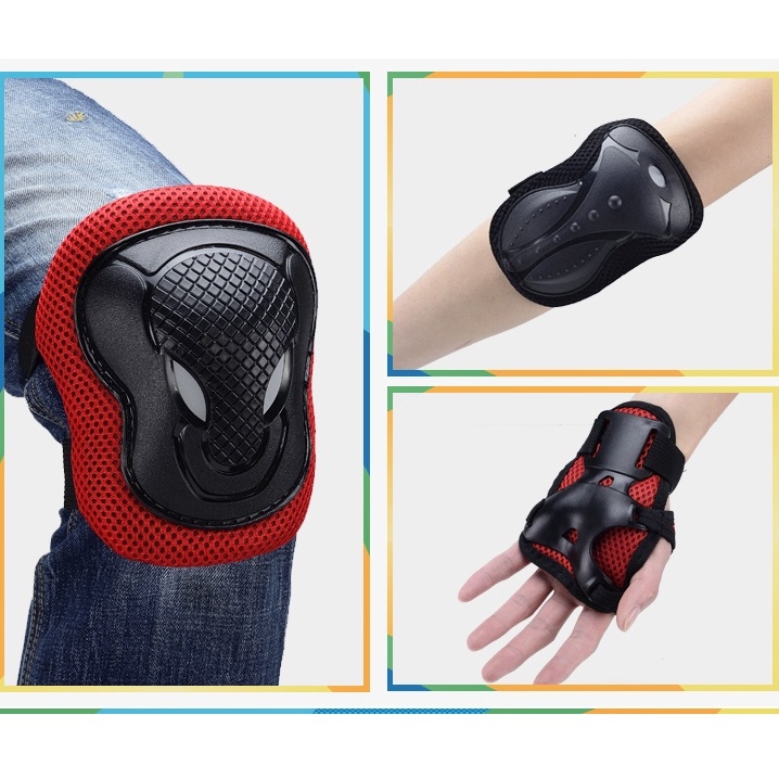 Sway Bộ 6 Phụ Kiện Bảo Vệ Khi Trượt Ván/Trượt Ván Cho Người Lớn Và Trẻ Em