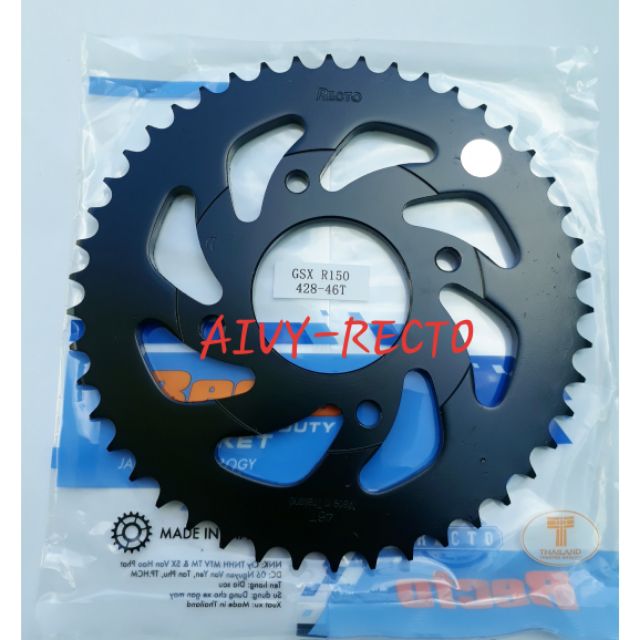 Dĩa GSX R150 Recto, size 46, thái lan