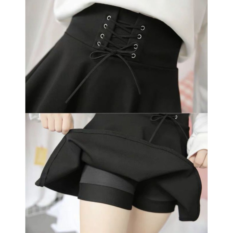 CHÂN VÁY XOÈ XỎ XINH ĐẸP ( xỏ dây giữa)