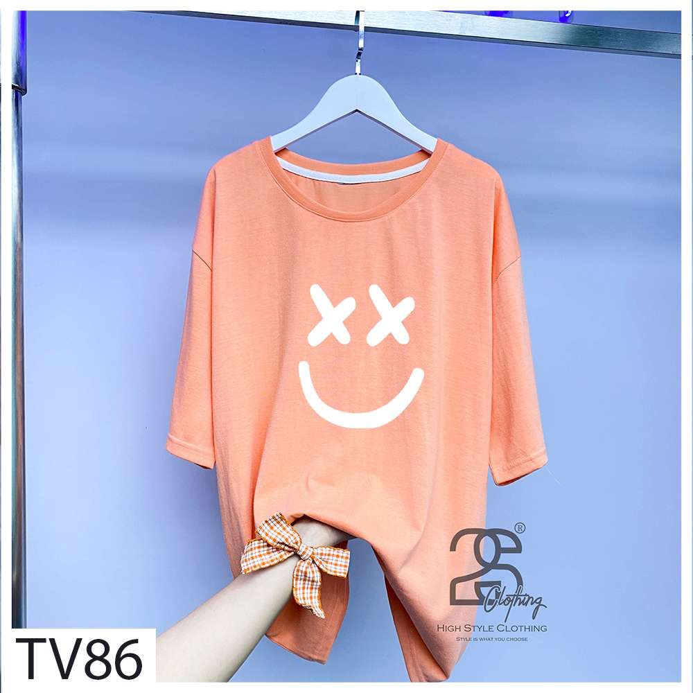 Áo Phông Rộng Nam Tay Lỡ 2sClothing Áo Thun Nam Cổ Tròn Basic Streetwear Nelly Cotton Oversize Giá Rẻ In Drew TV86 | BigBuy360 - bigbuy360.vn