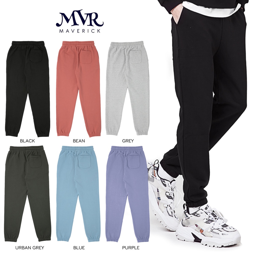 Quần Jogger Thun Nam Unisex Bo Chun Form Hàn Quốc Thể Dục Thể Thao vải da cá dầy dặn Chính Hãng MVR&AKI