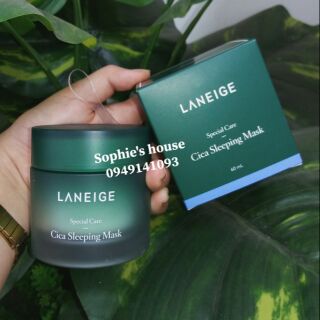 Mặt Nạ Ngủ Giúp Phục Hồi Và Tăng Cường Hàng Rào Bảo Vệ Da L.A.N.E.I.G.E CICA SLEEPING MASK 60ml