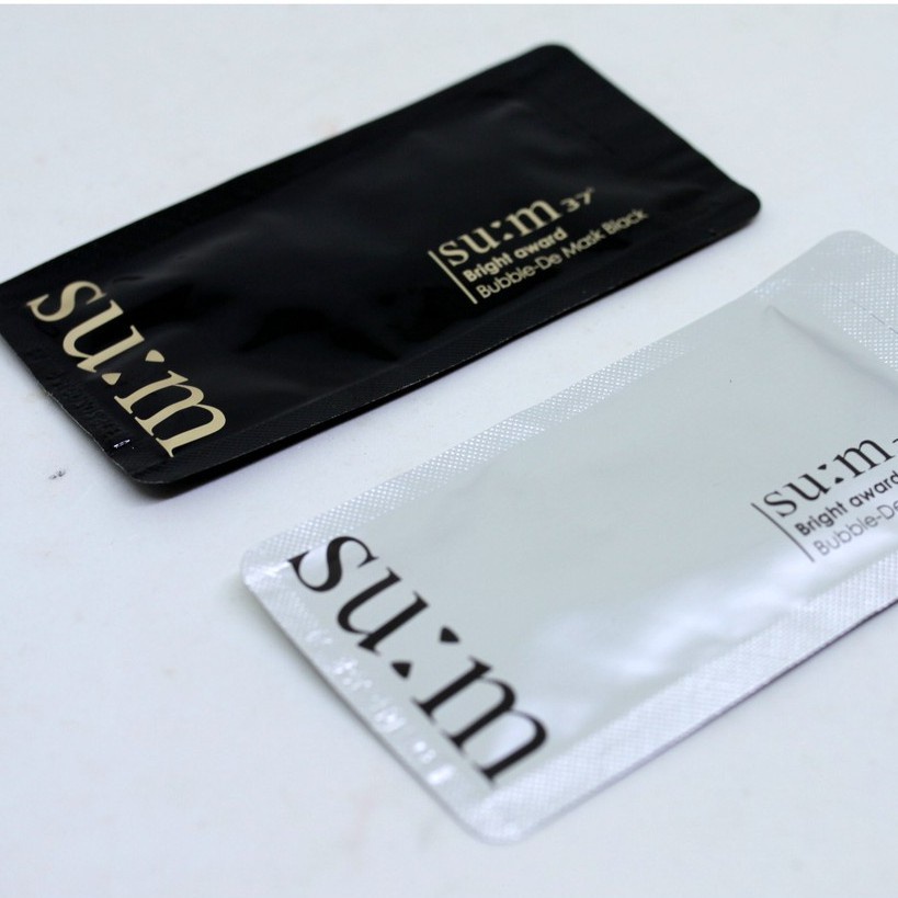 Combo 10 Mặt nạ thải độc SUM 37 Black Award Bubble-De Mask