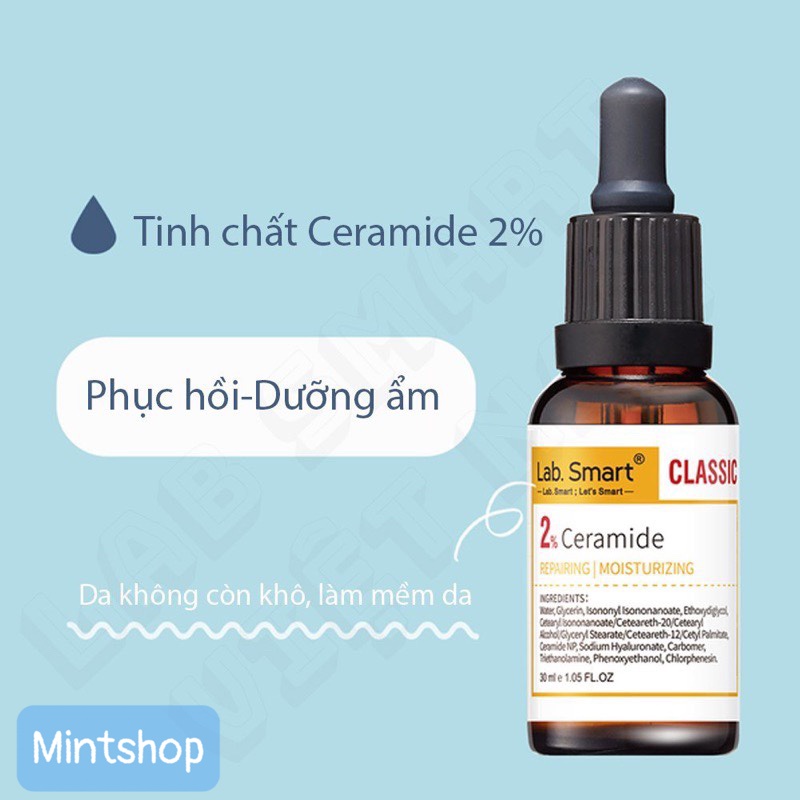 Dr Hsieh LabSmart Tinh chất serum phiên bản  2% CERAMIDE phục hồi, cấp ẩm 30ml