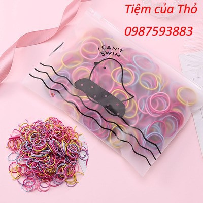 Set 50 dây chun buộc tóc cho bé gái (PK17)