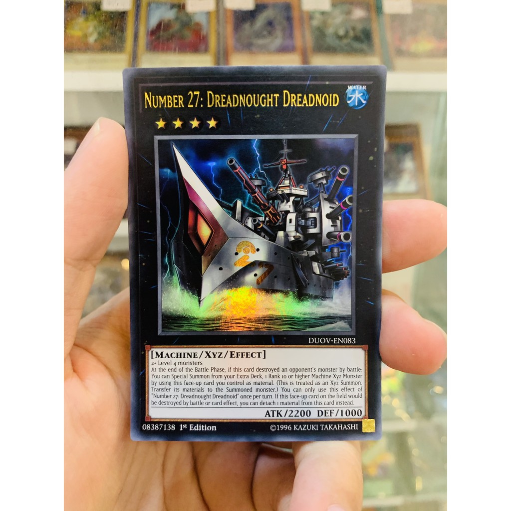 Thẻ Bài YugiOh! Mã DUOV-EN083 - Number 27: Dreadnought Dreadnoid - Ultra Rare - 1st Edition