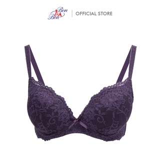 Áo lót mút dày vừa, ren hoa phủ Bon Bon - BV35158