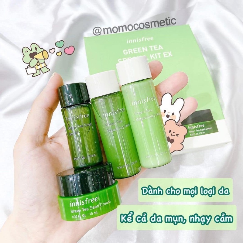 Kit trà xanh Innisfree Green Tea