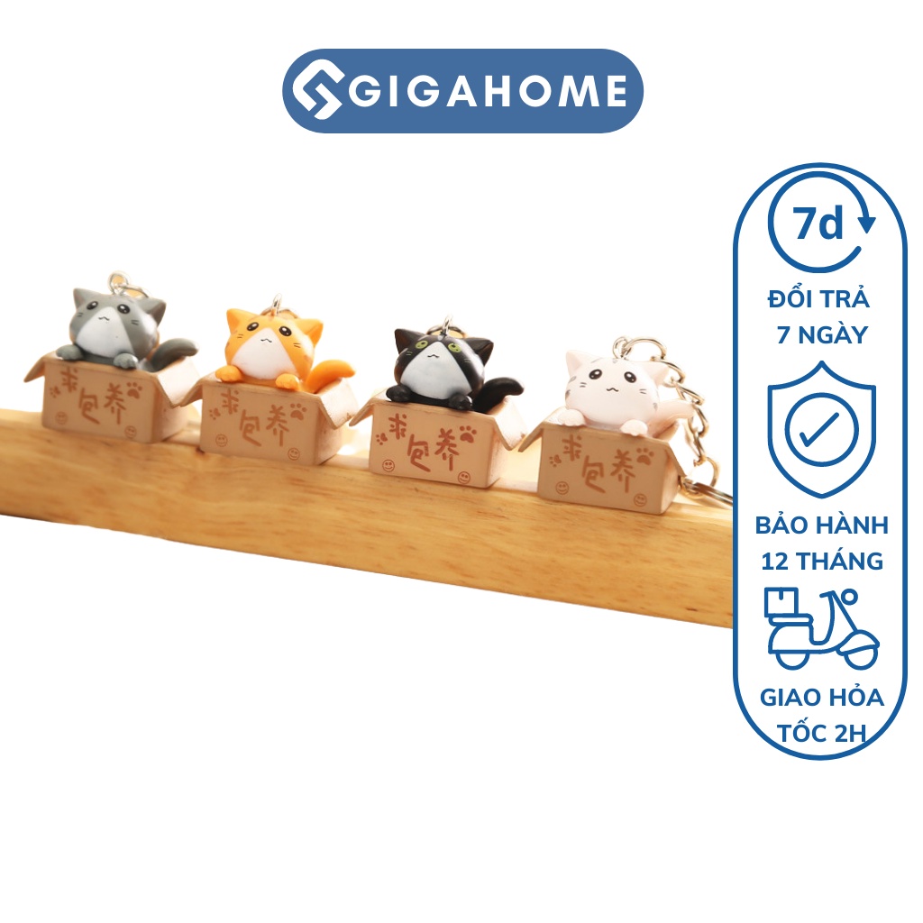 Móc Khóa Mèo Con Bỏ Trong Hoopk KeyChain GIGAHOME 9410