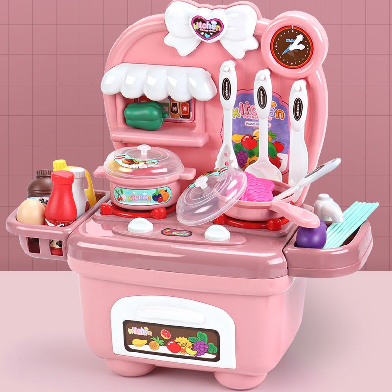 đồ chơi trẻ em Baby bé gái phát triển trí thông minh bộ bếp mini nấu ăn và 6 tuổi nhà