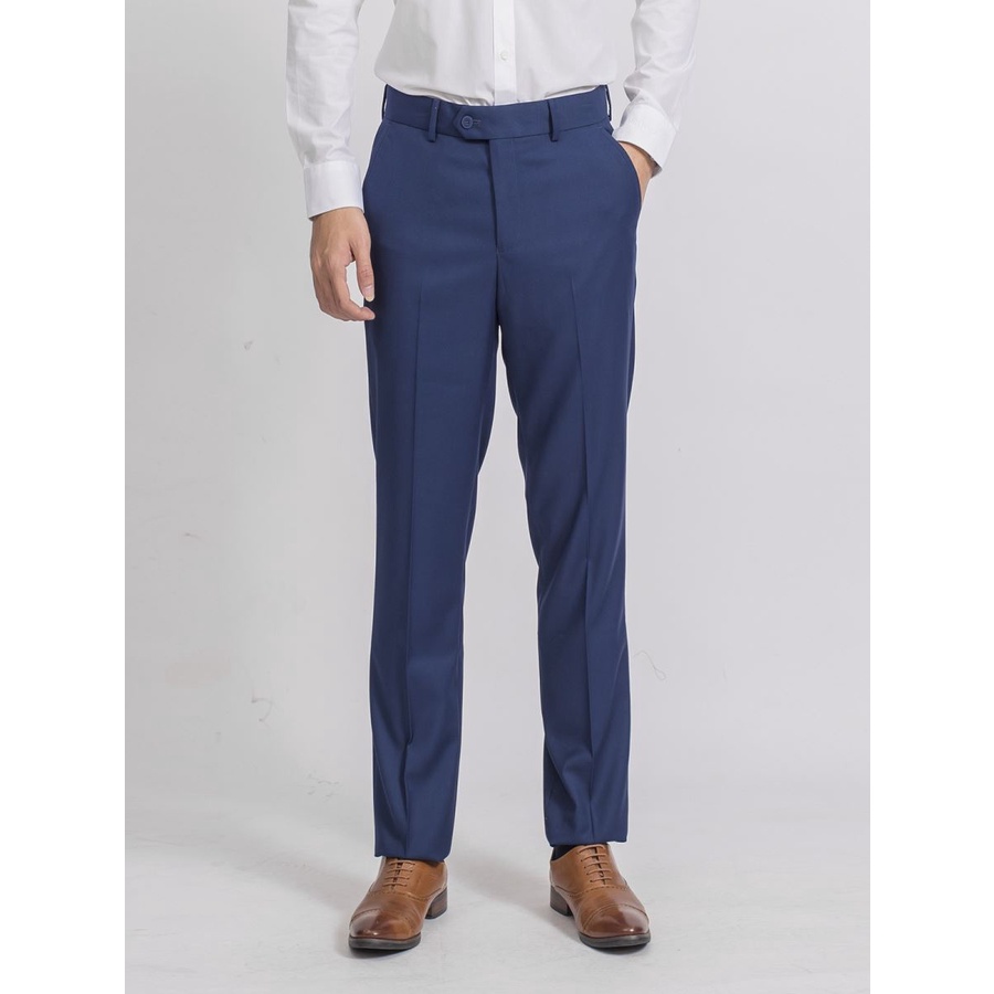 Quần Âu Nam Quần Tây Công Sở Cao Cấp ARISTINO ATRR02 trơn màu Dáng Regular fit suông vừa nếp ly vĩnh viễn Vải polyester