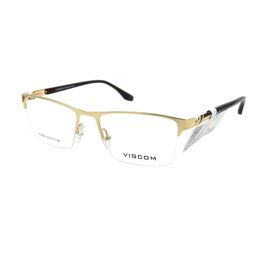 Gọng kính nam nữ Vigcom VG3902 màu sắc thời trang, thiết kế dễ đeo bảo vệ mắt