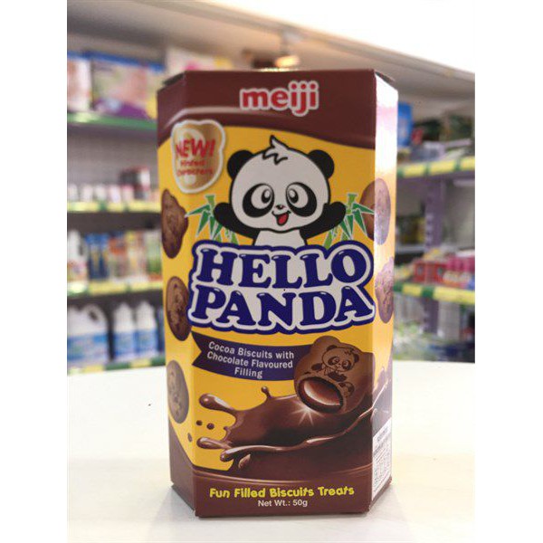 ( Bánh Hello Panda đủ Vị ) Vị Dừa 50g, Vị sữa 50g, Vị matcha 50g, Vị Socola 50g,  Vị dâu 50g, Vị cacao 50g