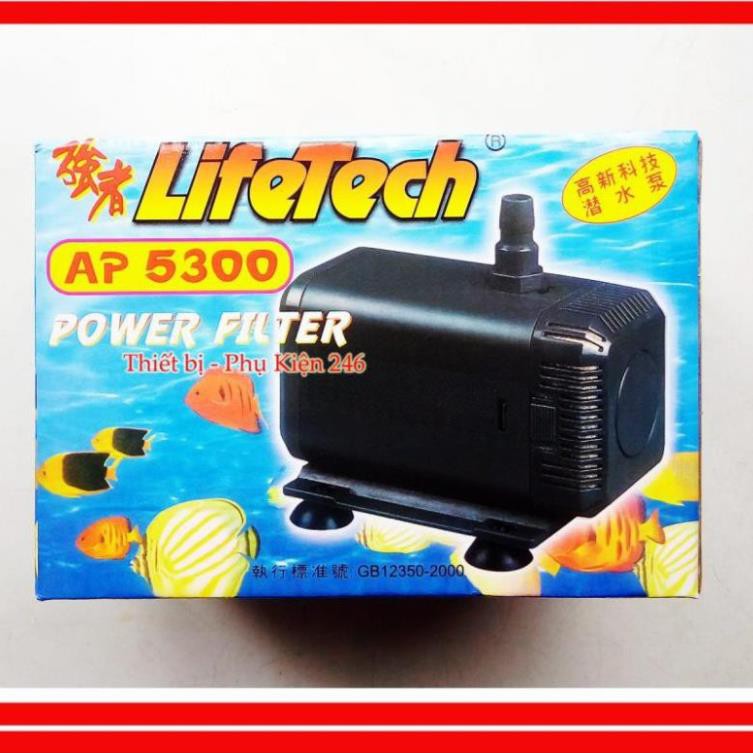 Máy bơm nước hồ cá Tạo Oxi Lifetech AP 5300 (75W)