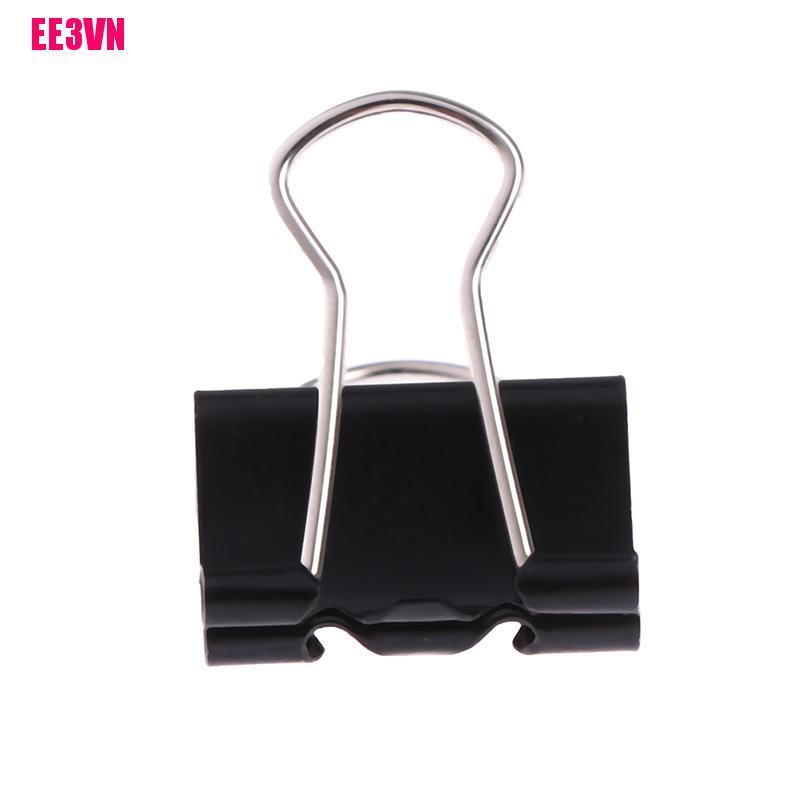 Set 10 kẹp giấy kim loại màu đen E3Vn | BigBuy360 - bigbuy360.vn