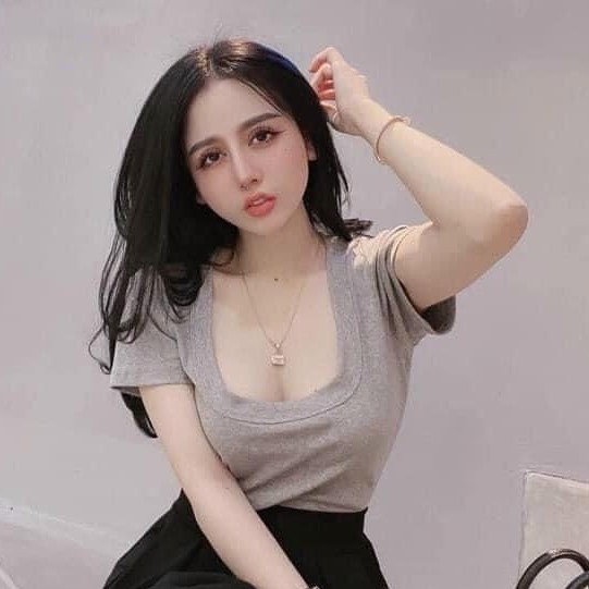 áo thun cổ vuông viền Tôn Ngực Cực đỉnh hàng đẹp