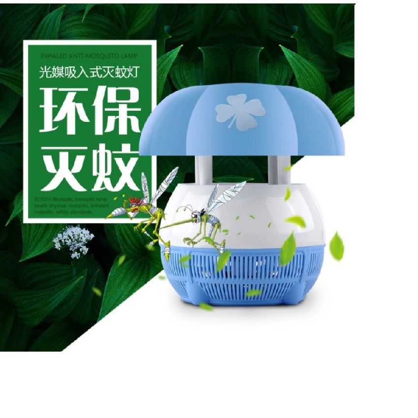 (Thanh Lý) Đèn bắt muỗi cắm nguồn USB( Xanh)-DC1313