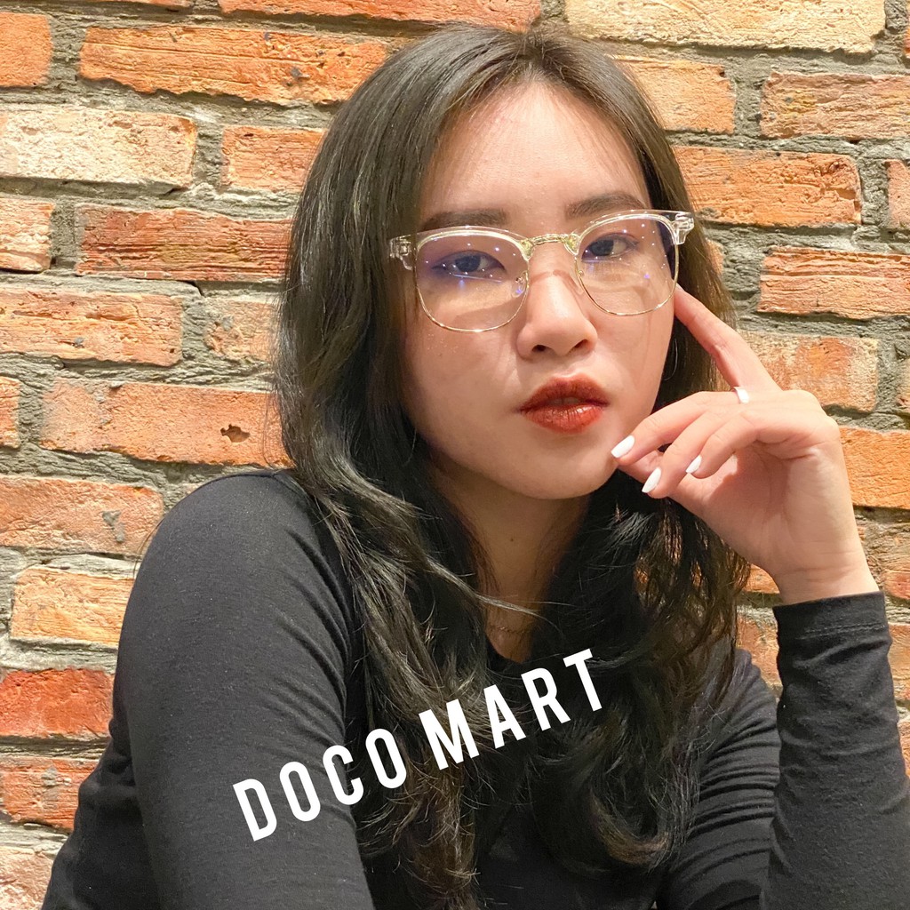 Gọng kính cận nam nữ DOCO MART M237 mắt kính cận tròn viền kim loại cao cấp không gỉ | BigBuy360 - bigbuy360.vn