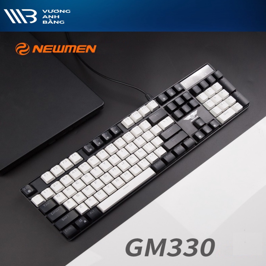 Bàn Phím Keyboard NEWMEN GM330 Black USB - Hàng Chính Hãng