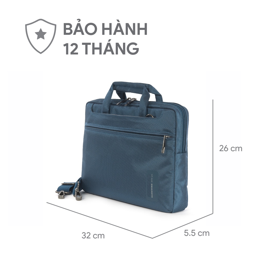 Túi xách Laptop/ Macbook Tucano Workout Slim chống sốc dành cho dân văn phòng 11 inch