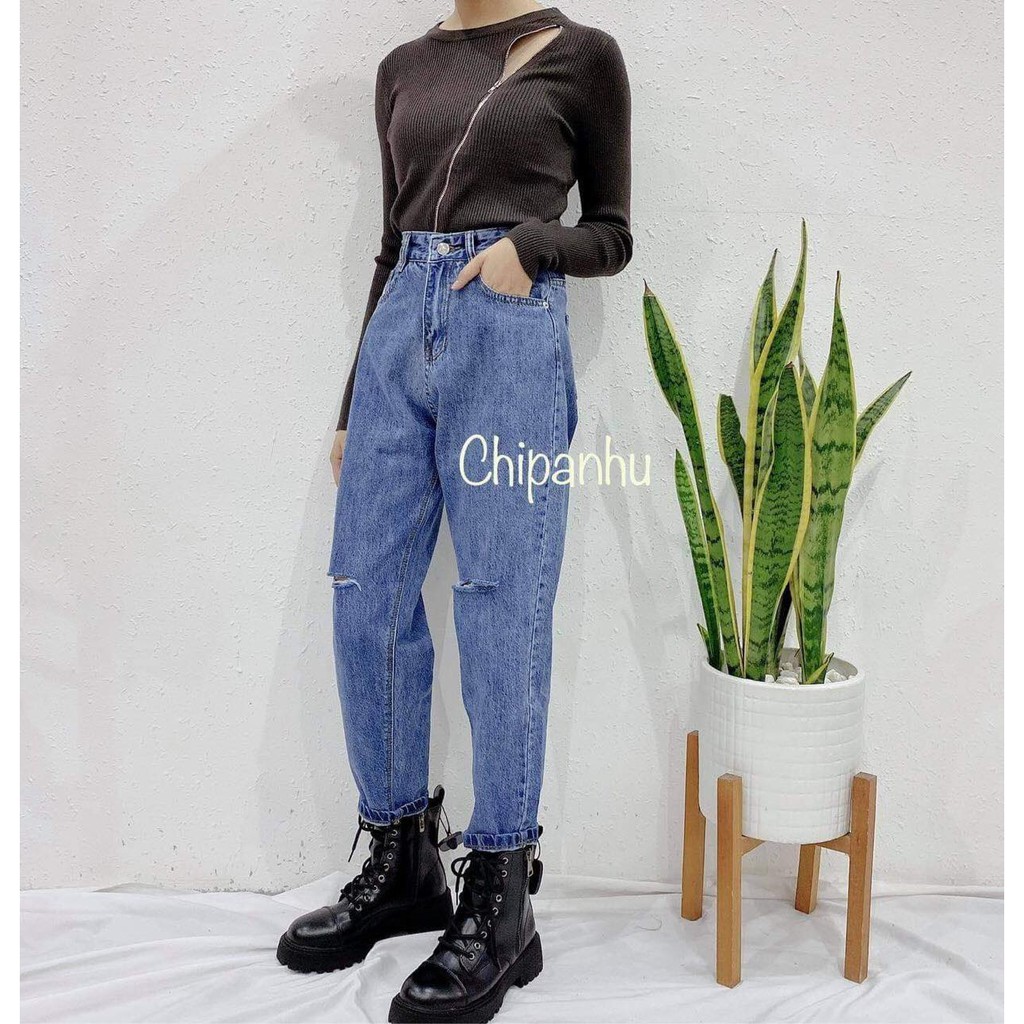 QUẦN BAGGY JEANS TAG HÌNH CẠP QBG281