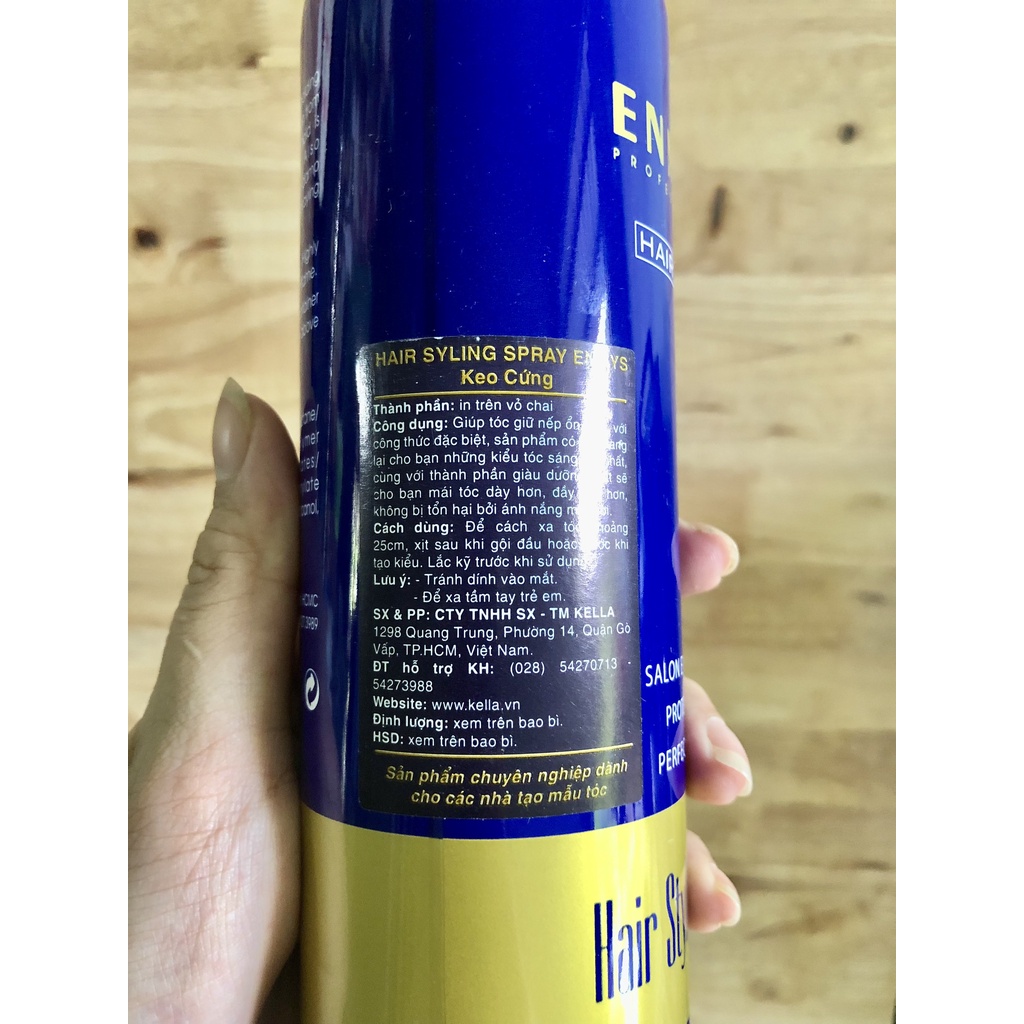 KEO XỊT TẠO KIỂU TÓC HƯƠNG NƯỚC HOA ENMYS / KEO CỨNG / KEO MỀM / KEO BÓNG -Sản Phẩm Chuyên Dùng Cho SaLon