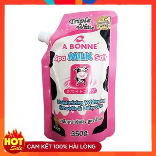 [Chính Hãng Thái Lan] Muối Tắm Sữa Bò Tẩy Tế Bào Chết A Bonne Spa Milk Salt 350gr