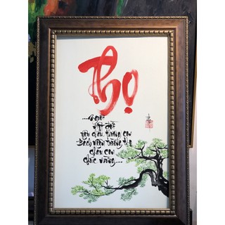 Thư pháp Minh Khuê - thư pháp chữ Thọ
