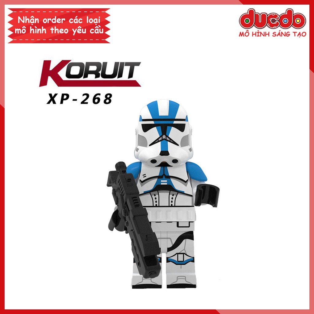 Minifigures các nhân vật trong Star War full vũ khí - Đồ chơi Lắp ghép Xếp hình Mô hình Mini Iron Man KT1034 Koruit