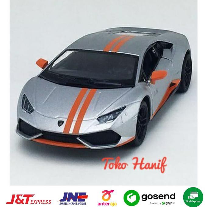 Diecast Miniature Huracan Lp610-4 Avio Silver