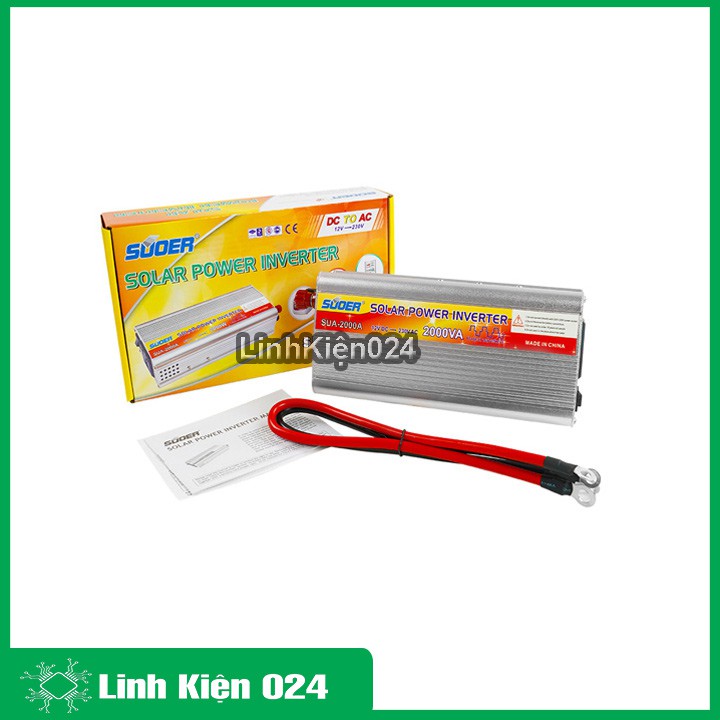 Kích điện SDA 12VDC lên 220VAC Sin Mô Phỏng - 2000W