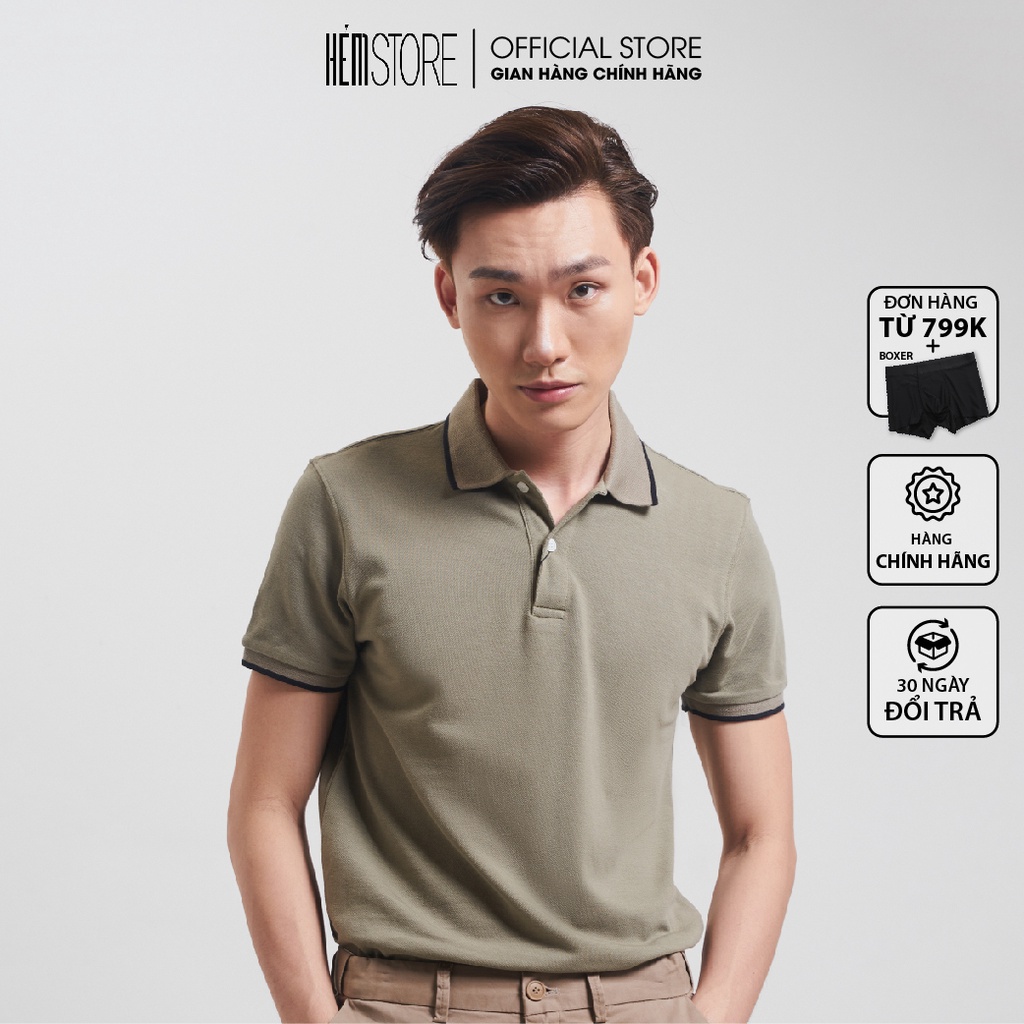 [Mã LTP50 giảm 50000 đơn 150000] Polo STS Diamond Pique tay ngắn viền vành cổ đơn giản SAPL54 | Hẻm Store | BigBuy360 - bigbuy360.vn