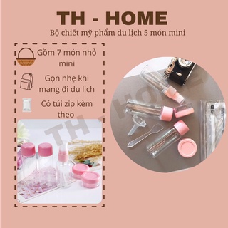 Bộ chiết mỹ phẩm du lịch 5 món mini